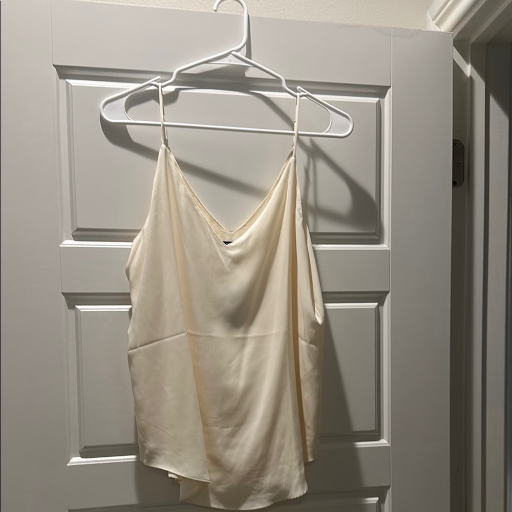 Cream Spaghetti Strap Cami Top